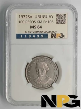 1972So Uruguay 100 Pesos