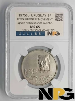1975So Uruguay 5 N$ 1975So Uruguay 5 N$