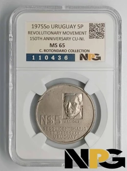 1975So Uruguay  N$ 5