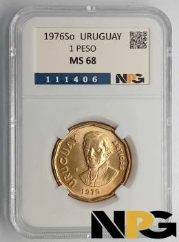 1976So Uruguay 1 Peso