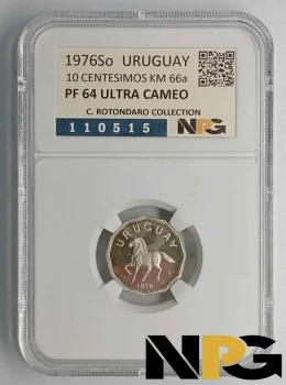 1976So Uruguay 10 Centesimos