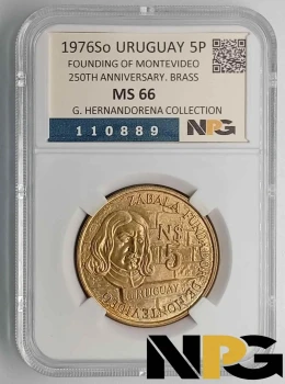 1976So Uruguay 5 N$ 1976So Uruguay 5 N$