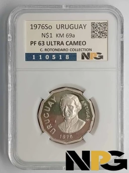 1976So Uruguay N$ 1
