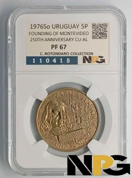 1976So Uruguay  N$ 5