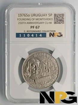 1976So Uruguay  N$ 5