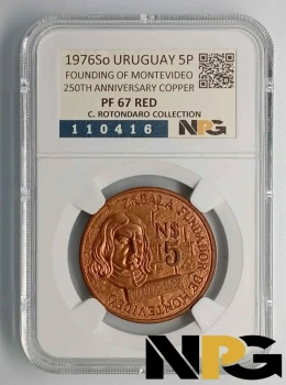 1976So Uruguay  N$ 5