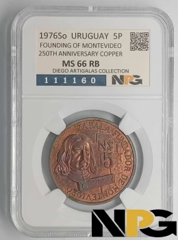 1976So Uruguay N$ 5 1976So Uruguay N$ 5