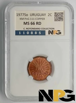 1977So Uruguay 2 Centesimos