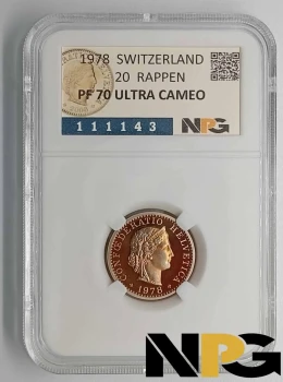 1978 SUIZA 20 Rappen