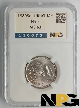 1980So Uruguay N$ 5