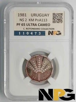 1981 Uruguay N$ 2
