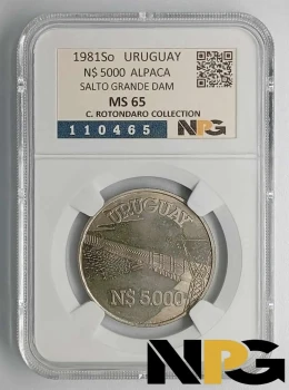 1981So Uruguay N$ 5000