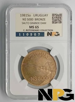 1981So Uruguay N$ 5000