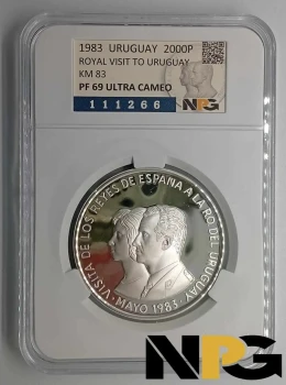 1983 Uruguay N$ 2000 1983 Uruguay N$ 2000