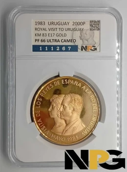 1983 Uruguay N$ 2000 1983 Uruguay N$ 2000