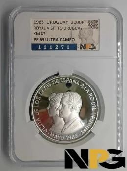 1983 Uruguay N$ 2000 1983 Uruguay N$ 2000
