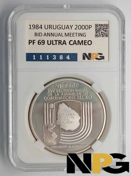 1984 Uruguay 2000 Pesos