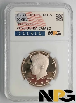 1984s USA 50 CENTS