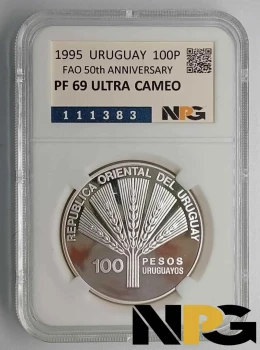 1995 Uruguay 100 Pesos