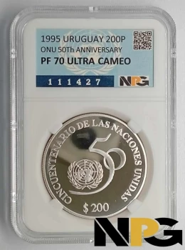 1995 Uruguay 200 Pesos
