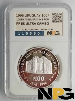 1996 Uruguay 100 Pesos