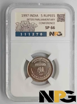 1997 India 5 RUPEES 1997 India 5 RUPEES
