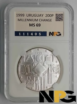 1999 Uruguay 200 Pesos