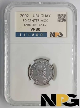 2002 Uruguay 50 Centesimos 2002 Uruguay 50 Centesimos