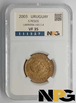 2003 Uruguay 5 Pesos
