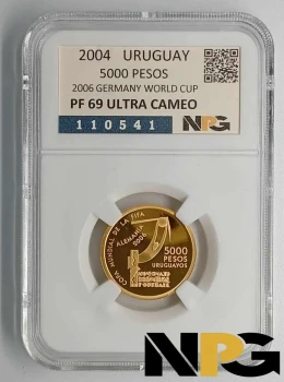 2004 Uruguay 5000 Pesos