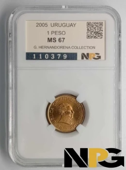 2005 Uruguay  1 PESO