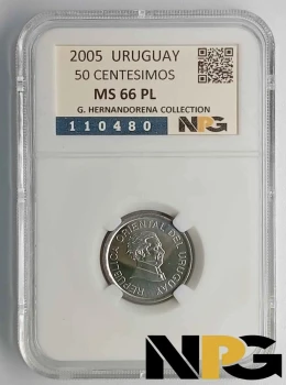 2005 Uruguay 50 Centesimos