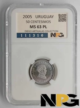 2005 Uruguay 50 Centesimos