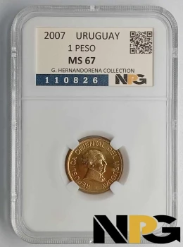 2007 Uruguay 1 Peso