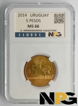 2014 Uruguay 5 Pesos