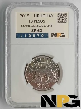 2015 Uruguay 10 Pesos
