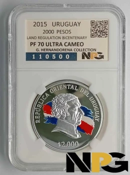 2015 Uruguay 2000 Pesos