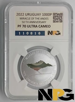 2022 Uruguay 1000 Pesos