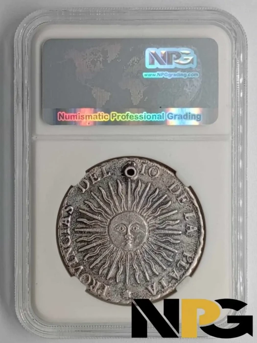 1815pts F 8 S R Argentina Xf Details Holed Cleaned - Argentina