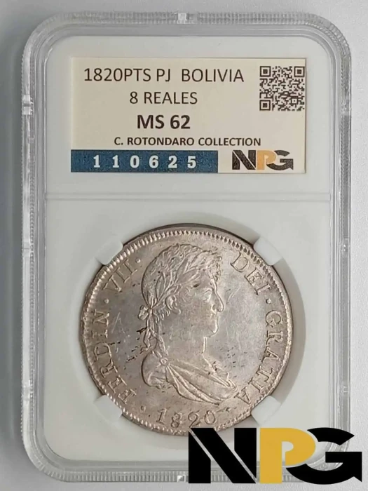 1820PTS Bolivia 8 Reales