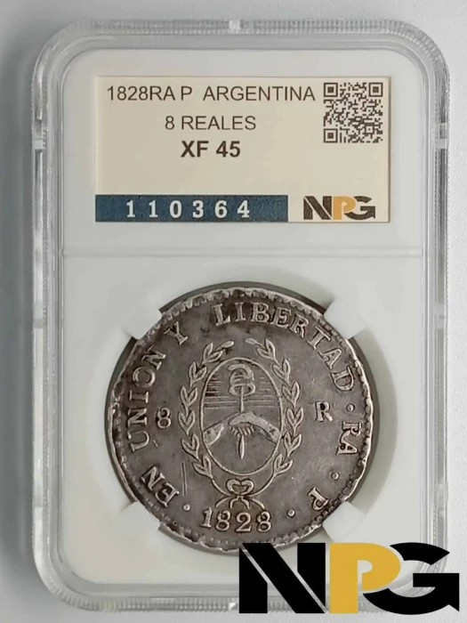 1828RA P Argentina 8 Reales