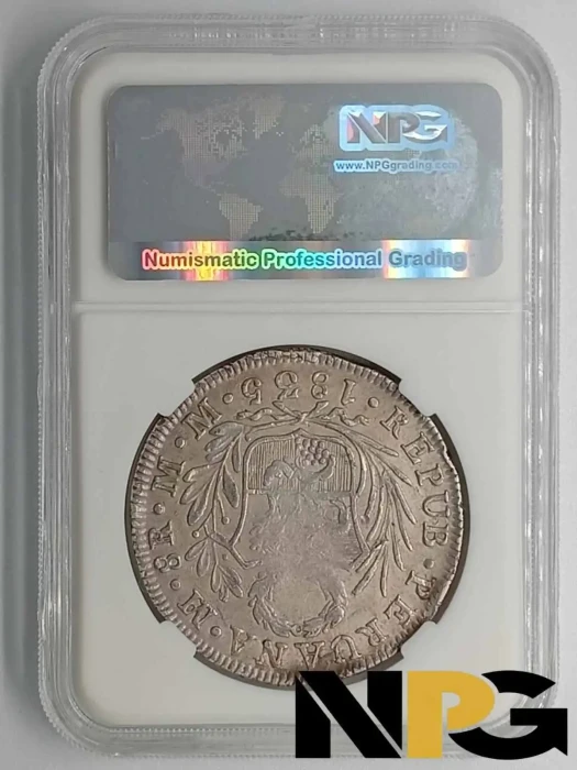 1831 Peru 8 Reales L Mm 1 - Peru