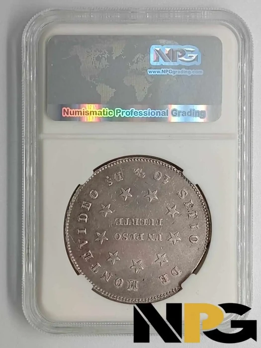 1844 Uruguay 1 Peso -  1 - Uruguay