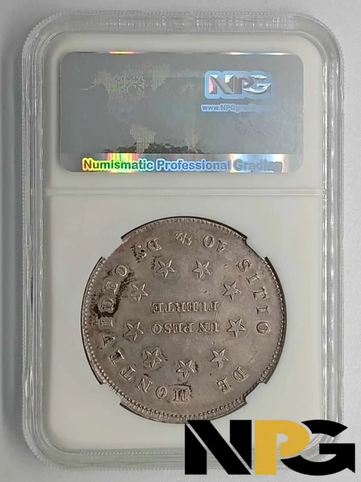 1844 Uruguay 1 Peso -  1 - Uruguay
