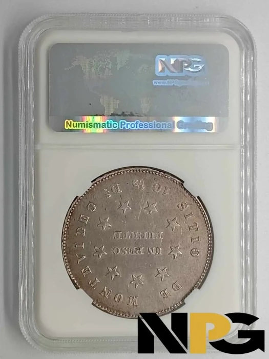 1844 Uruguay 1 Peso -  1 - Uruguay