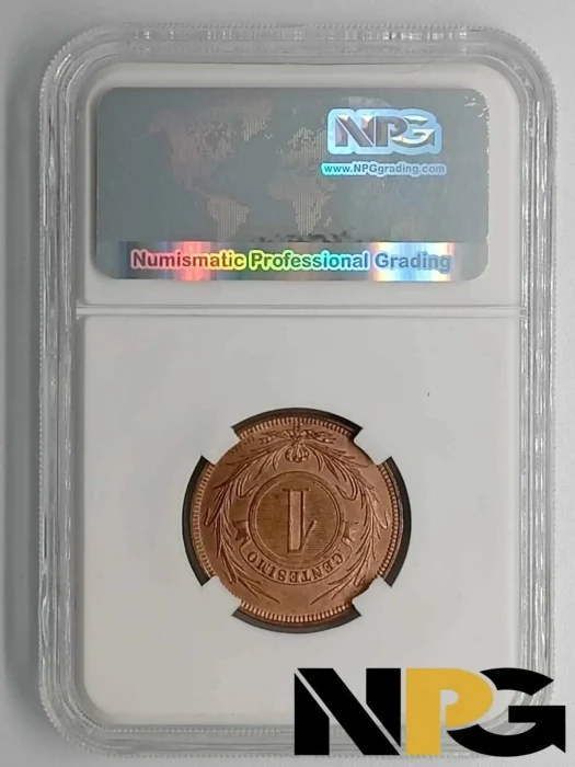 1869h Uruguay 1 Centesimo 1 - Uruguay
