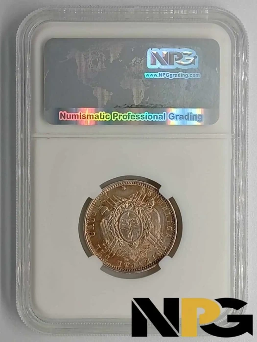 1877a Uruguay 20 Centesimos 1 - Uruguay