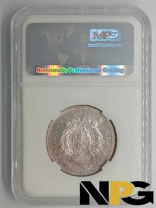 1883 Argentina 50 Centavos -  1 - Argentina