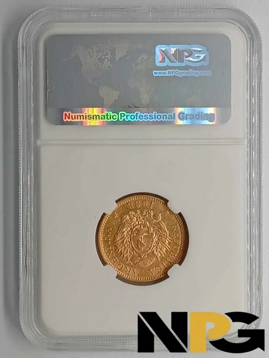 1888 Argentina 5 Pesos -  1 - Argentina