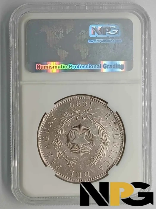 1889 Paraguay 1 Peso -  1 - Paraguay